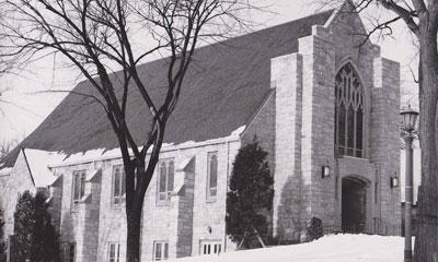 The church began worshipping on Cleveland Avenue in 1941.