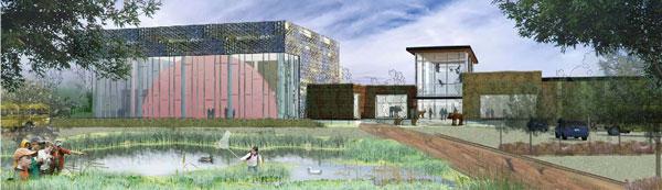 This is a rendering of the Bell Museum’s proposed facility on the University of Minnesota’s St. Paul campus.