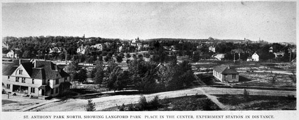 St. Anthony Park in 1902. 
Photo courtesy of Minnesota Historical Society