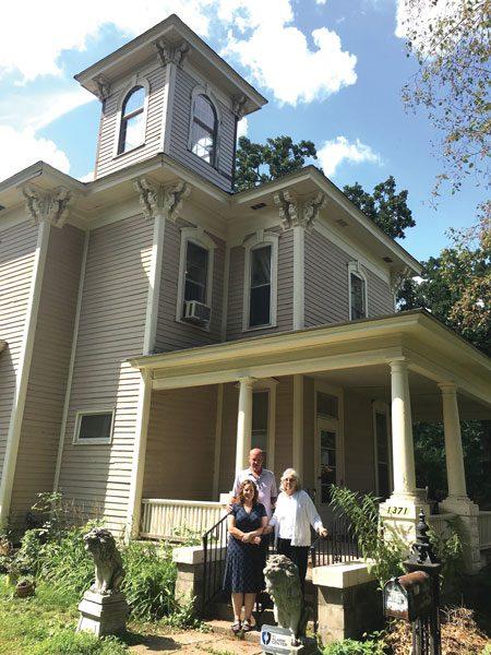 The residents of 1371 Nebraska Ave.: Sarah Dye, left;  her mother, Carol;  and her husband, John Coulter. Photo by Roger Bergerson