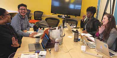 The Social Impact Strategies Group makes frequent use of CoCreatz.
Photo by Dan Nordley.