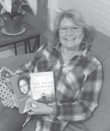 The transition from Murray Middle School English teacher to retiree brings Jill Elliott time to read books that aren’t geared for
middle school students. Photo
submitted by Jill Elliott.