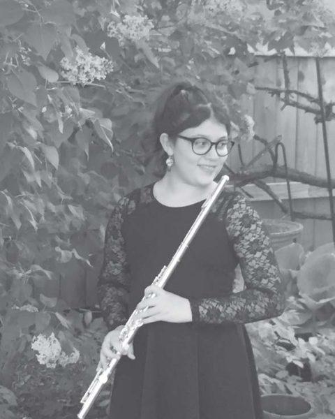 Cecilia Ruesga is a sixth grader and a member of the District 12
Community Council Transportation Committee. She also loves music,
including playing the flute. Photo submitted by Tara Smith.