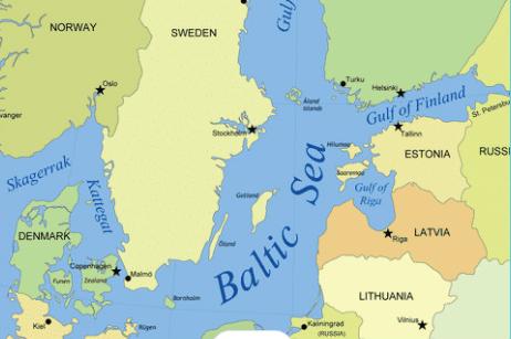 Map of Baltics