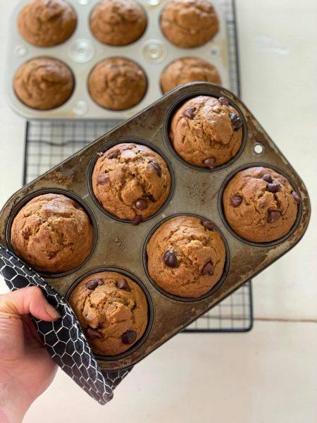 Pumpkin muffins make for a tasty
fall treat. Photo by Jenni Wolf.