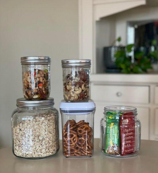 In the New Year, consider using canisters and jars to help you keep
your pantry tidy and well organized. Photo by Jenni Wolf.