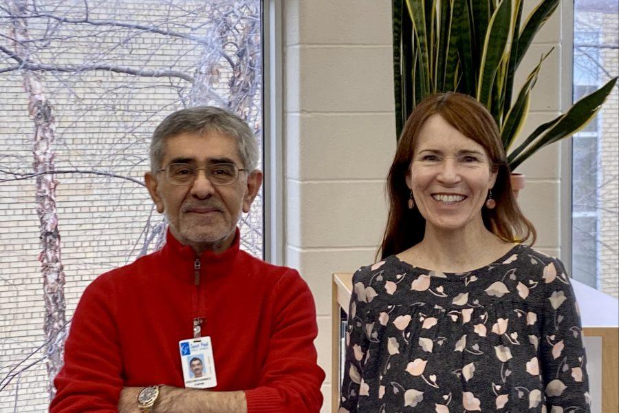 Abdomohammed Karimi and Susanne Susens are retiring after decades
of teaching at Como Park High School. Photo by Eric Erickson.
