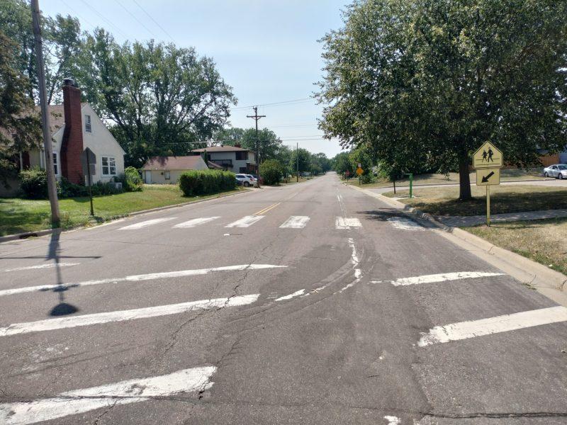 The city of Falcon Heights has plans for repaving Garden Avenue (pictured
above) in 2023.
Photo submitted by city of Falcon Heights.