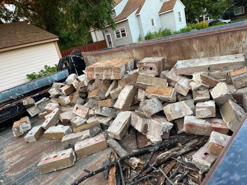 Bricks from the demolished from
the former Lauderdale School.
Submitted from city of Lauderdale.