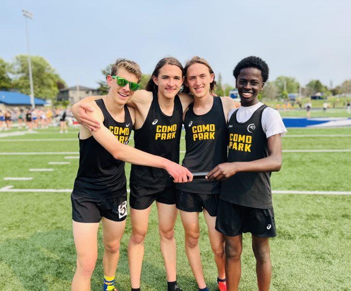 Como track and badminton athletes compete at State