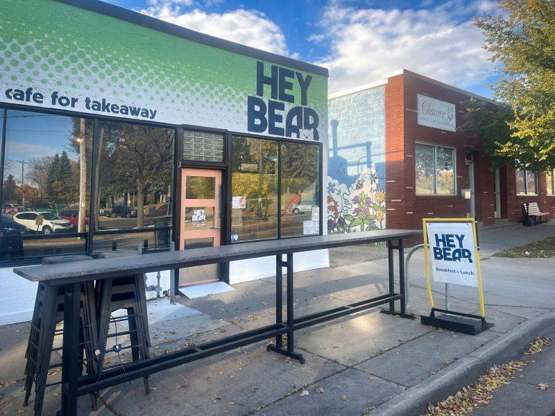 On the menu at Hey Bear Café: ecofriendly meals