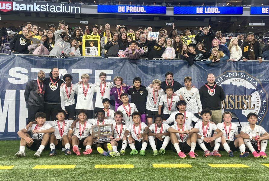 Cougar boys soccer at state final