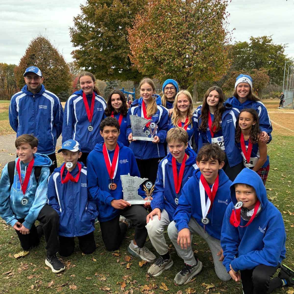 Twin Cities German Immersion School - cross country team at Minnesota State Junior High Championships