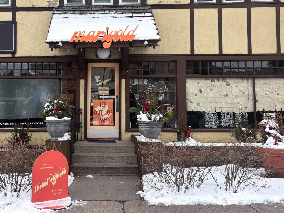 The Marigold bottle shop at Milton Square closed in mid-March. 